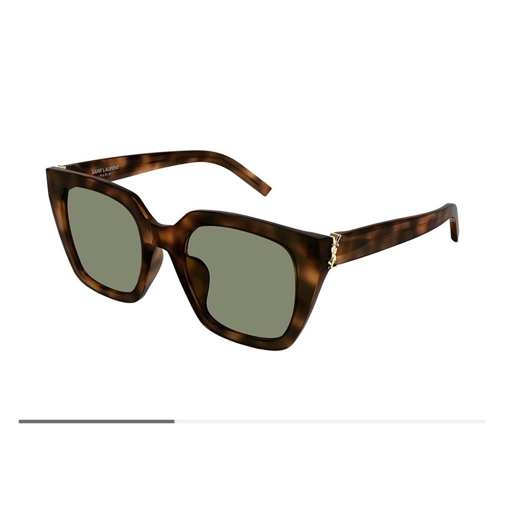 Saint Laurent – Square 54mm Sunglasses HAVANA HAVANA GREEN